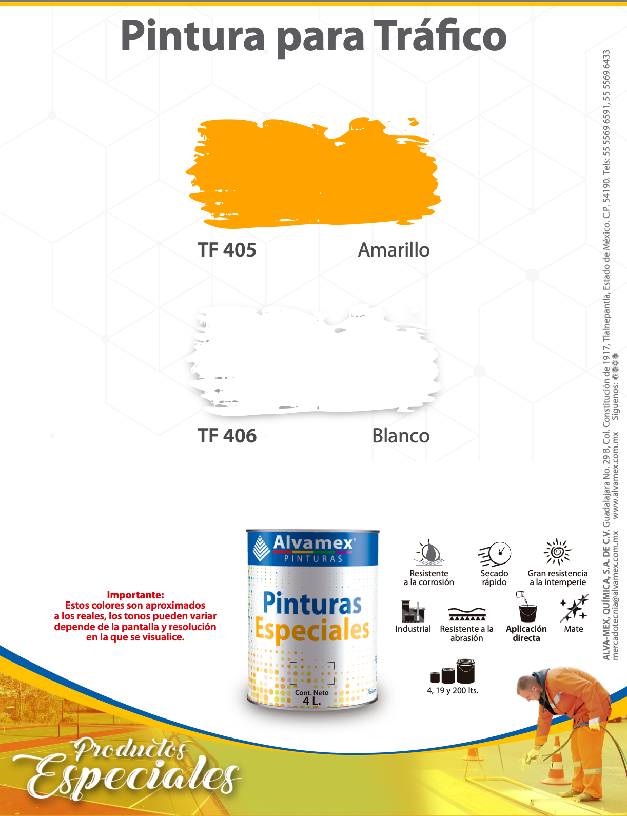 Pintura para Trafico / TF405-406