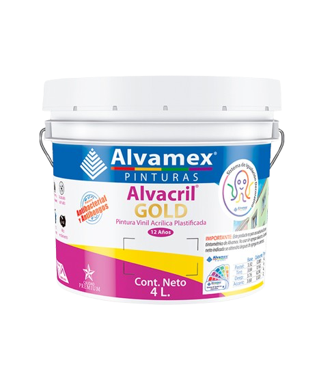 Alvacril Gold Tintométrico (Color Personalizado)