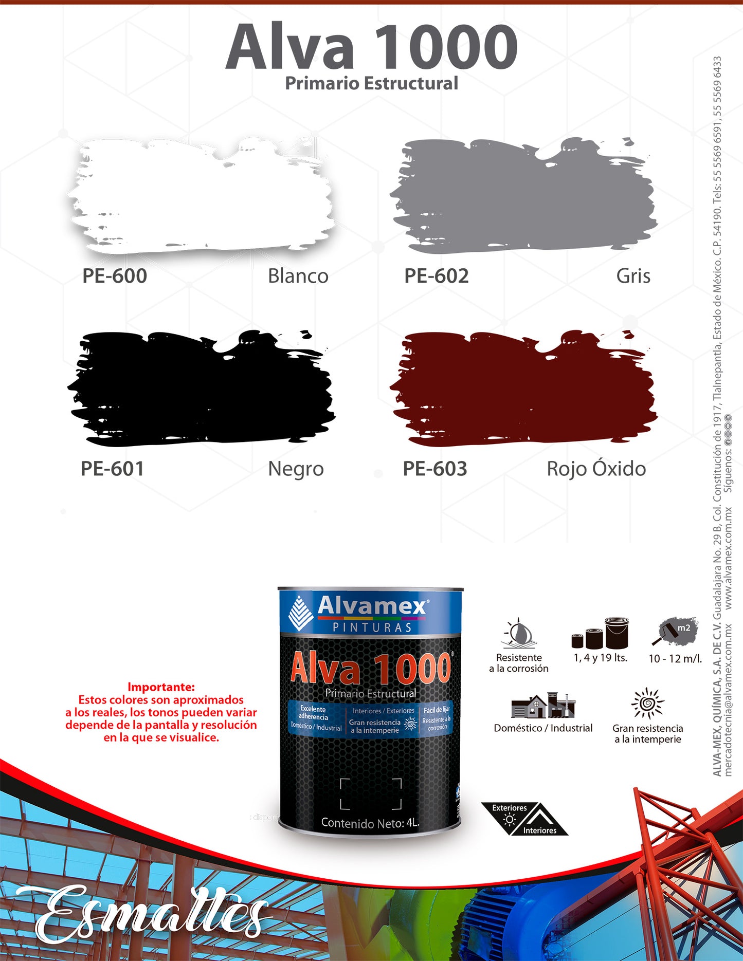 Alva 1000 Primer Estructural / PE6XX