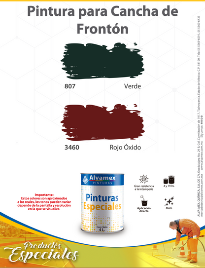 Pintura para Frontón / AT807