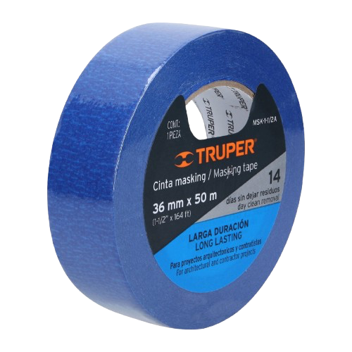 Cinta masking azul para pintor, 50 m, TRUPER