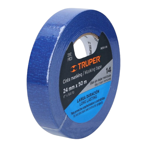 Cinta masking azul para pintor, 50 m, TRUPER