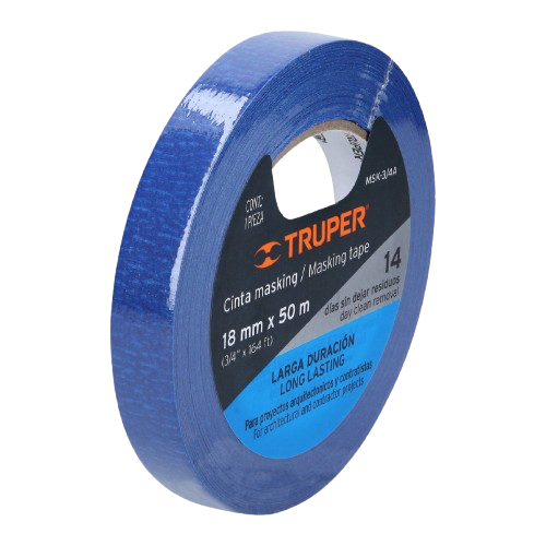 Cinta masking azul para pintor, 50 m, TRUPER