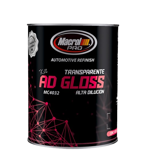 KIT-3 Transparente AD GLOSS + Catalizador + Reductor (3 componentes) / MC4032KL3